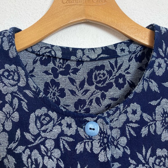 Vintage 90s Laura Ashley Style Jumpsuit // Size Small‎ - Picture 2 of 6